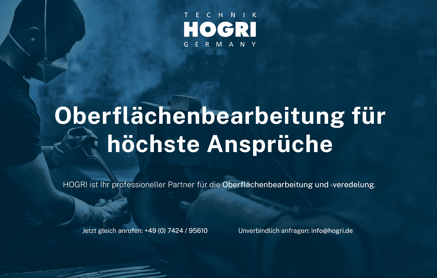 Oberflächenbearbeitung & Oberflächentechnik